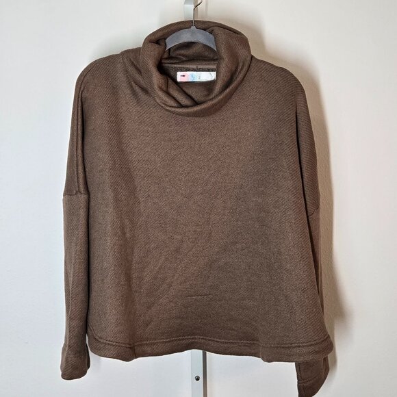 FREE PEOPLE Milley Co-ord Skirt Set brown Long Sleeve Top & Maxi Skirt Size XS - Picture 4 of 9